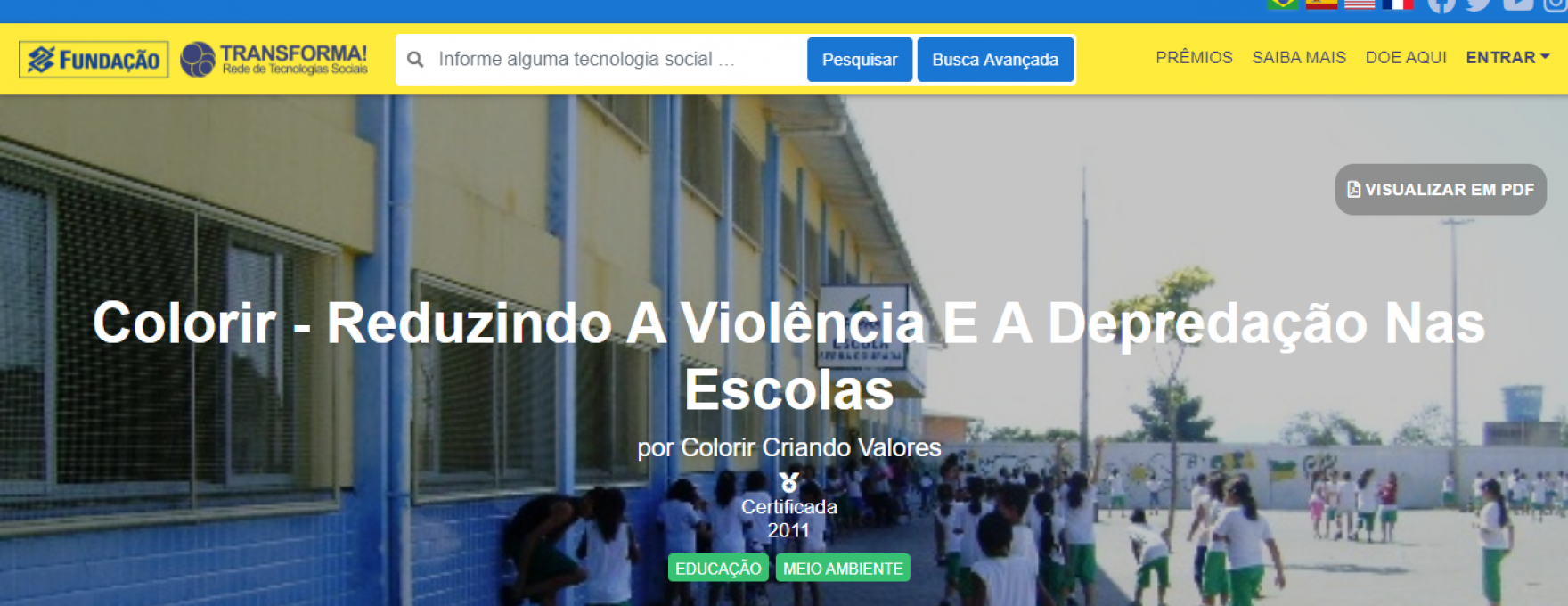 CERTIFICAÇÃO BB TECNOLOGIA SOCIAL