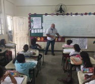 Sensibilização de Alunos e Capri de Professores da Escola Arthur Costa e Silva - Aparecida/NTV