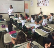 Sensibilização de Alunos e Capri de Professores da Escola Arthur Costa e Silva - Aparecida/NTV