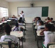 Sensibilização de Alunos e Capri de Professores da Escola Arthur Costa e Silva - Aparecida/NTV