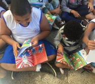 DIA NTV - ESCOLA GENERAL TIBÚRCIO - PORTO DE SANTANA - LANÇAMENTO DO LIVRO NTV