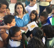 DIA NTV - ESCOLA GENERAL TIBÚRCIO - PORTO DE SANTANA - LANÇAMENTO DO LIVRO NTV