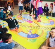 AULA DE SEGURANÇA FERROVIÁRIA - ESCOLA GENERAL TIBÚRCIO - BAIRRO PORTO DE SANTANA/CARIACICA