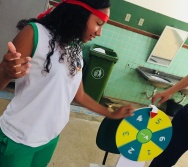 AULA DE SEGURANÇA FERROVIÁRIA - ESCOLA ANTÔNIO COUTINHO - BAIRRO RETIRO SAUDOSO/CARIACICA