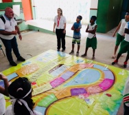 AULA DE SEGURANÇA FERROVIÁRIA - ESCOLA ANTÔNIO COUTINHO - BAIRRO RETIRO SAUDOSO/CARIACICA