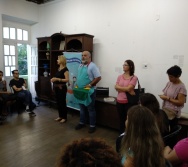 Oficina a magia do era uma vez - biblioteca Adelpho Monjardim