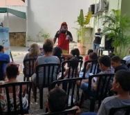 DIA INTERNACIONAL DO CONTADOR DE HISTÓRIA - COMEMORAMOS NA BIBLIOTECA ADELPHO MONJARDIM