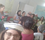SEGUNDA AULA DO CURSO CONTANDO HISTÓRIAS COLORINDO VIDAS - TURMA 5/2019.