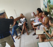 SEGUNDA AULA DO CURSO CONTANDO HISTÓRIAS COLORINDO VIDAS - TURMA 5/2019.