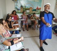 SEGUNDA AULA DO CURSO CONTANDO HISTÓRIAS COLORINDO VIDAS - TURMA 5/2019.