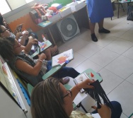 SEGUNDA AULA DO CURSO CONTANDO HISTÓRIAS COLORINDO VIDAS - TURMA 5/2019.