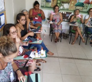 SEGUNDA AULA DO CURSO CONTANDO HISTÓRIAS COLORINDO VIDAS - TURMA 5/2019.