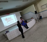 CONTAÇÃO DE HISTÓRIA NA EMEF JORGE AMADO - ESCOLA PARCERIA - ABERTURA DO PROJETO DE LITERATURA