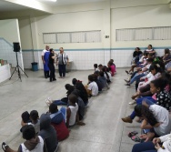 CONTAÇÃO DE HISTÓRIA NA EMEF JORGE AMADO - ESCOLA PARCERIA - ABERTURA DO PROJETO DE LITERATURA