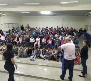 CONTAÇÃO DE HISTÓRIA NA EMEF JORGE AMADO - ESCOLA PARCERIA - ABERTURA DO PROJETO DE LITERATURA