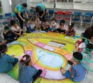 NTV - AULA DE SEGURANÇA FERROVIÁRIA COM ALUNOS DA ESCOLA MARIA MAGDALENA PISA