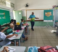 NTV - ATIVIDADE PONTUAL - ESCOLA ENÉAS FERREIRA - TIMBUÍ - ENCONTRO PEDAGÓGICO COM PROFESSORES