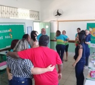 NTV - ATIVIDADE PONTUAL - ESCOLA ENÉAS FERREIRA - TIMBUÍ - ENCONTRO PEDAGÓGICO COM PROFESSORES