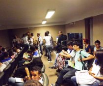 PARTICIPAÇÃO DO COLORIR NA SEMANA DE CIDADANIA E ÉTICA DO SENAI - CIVIT I - ADOLESCENTES APRENDIZ