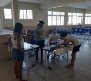 ENTREGA DOS KIT NTV - ESCOLA ANTÔNIO VIEIRA DE REZENDE - CENTRAL CARAPINA - SERRA/ES.