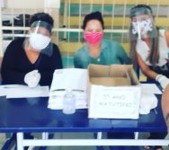 ENTREGA DOS KIT NTV - ESCOLA ANTÔNIO VIEIRA DE REZENDE - CENTRAL CARAPINA - SERRA/ES.