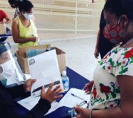 ENTREGA DOS KIT NTV - ESCOLA ANTÔNIO VIEIRA DE REZENDE - CENTRAL CARAPINA - SERRA/ES.