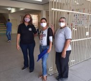 ENTREGA DOS KITS NTV NA ESCOLA  ANTÔNIO VIEIRA DE REZENDE - CENTRAL CARAPINA/SERRA