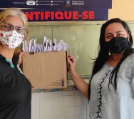 NTV - CONFECÇÃO DOS KITS NTV DOS PRIMEIROS ANOS E ENTREGA DO KIT NA ESCOLA JOSÉ ZACCHI.