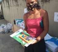 NTV - CONFECÇÃO DOS KITS NTV DOS PRIMEIROS ANOS E ENTREGA DO KIT NA ESCOLA JOSÉ ZACCHI.