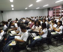 PALESTRA INTERATIVA NO SENAC - VILA VELHA COM ADOLESCENTES APRENDIZES - VESPERTINO