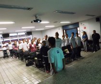 PALESTRA INTERATIVA NO SENAC - VILA VELHA COM ADOLESCENTES APRENDIZES - VESPERTINO