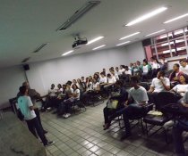 PALESTRA INTERATIVA NO SENAC - VILA VELHA COM ADOLESCENTES APRENDIZES - VESPERTINO