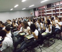 PALESTRA INTERATIVA NO SENAC - VILA VELHA COM ADOLESCENTES APRENDIZES - VESPERTINO