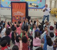 PROJETO COLORIR SUSTENTÁVEL - SHOW COM TURMA DO FREDERICO - ETAPA PEQUENOS COLETORES