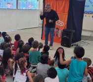 PROJETO COLORIR SUSTENTÁVEL - SHOW COM TURMA DO FREDERICO - ETAPA PEQUENOS COLETORES