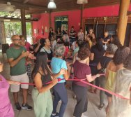 WORKSHOP LUDIMÚSICA COM MARCELO SERRALVA - COLORIR TROUXE ATRAVÉS DE UMA PARCERIA COM A VALE PROGRAMA ATITUDE AMBIENTAL