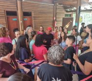 WORKSHOP LUDIMÚSICA COM MARCELO SERRALVA - COLORIR TROUXE ATRAVÉS DE UMA PARCERIA COM A VALE PROGRAMA ATITUDE AMBIENTAL