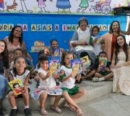 MAIS DE 400 CRIANÇAS FORAM CONTEMPLADAS COM LIVROS DOS CLÁSSICOS DA LITERATURA