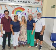 PROJETO COLORIR SUSTENTÁVEL EM AÇÃO NO CMEI SILVESTRE - VISITA TÉCNICA