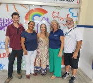 PROJETO COLORIR SUSTENTÁVEL EM AÇÃO NO CMEI SILVESTRE - VISITA TÉCNICA