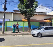 PROJETO COLORIR SUSTENTÁVEL EM AÇÃO NO CMEI SILVESTRE - VISITA TÉCNICA