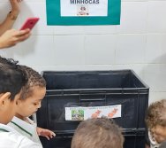 PROJETO COLORIR SUSTENTÁVEL - AS TURMAS VÃO ALIMENTAR AS MINHOCAS