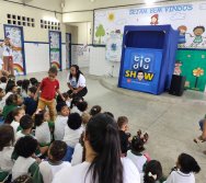 PROJETO COLORIR SUSTENTÁVEL - START COM SHOW DE BONECOS - ETAPA COMPOSTEIRA - PRESENÇA VIP DO  TIO DIU - CMEI SILVESTRE