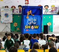 PROJETO COLORIR SUSTENTÁVEL - START COM SHOW DE BONECOS - ETAPA COMPOSTEIRA - PRESENÇA VIP DO  TIO DIU - CMEI SILVESTRE