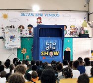 PROJETO COLORIR SUSTENTÁVEL - START COM SHOW DE BONECOS - ETAPA COMPOSTEIRA - PRESENÇA VIP DO  TIO DIU - CMEI SILVESTRE
