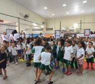 PROJETO COLORIR SUSTENTÁVEL - START COM SHOW DE BONECOS - ETAPA COMPOSTEIRA - PRESENÇA VIP DO  TIO DIU - CMEI SILVESTRE