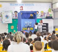 PROJETO COLORIR SUSTENTÁVEL - START COM SHOW DE BONECOS - ETAPA COMPOSTEIRA - PRESENÇA VIP DO  TIO DIU - CMEI SILVESTRE