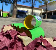 MASCOTE PROJETO COLORIR SUSTENTÁVEL PREMIADO - PARCERIA COM A EMPRESA ELKEM