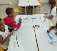 MASCOTE PROJETO COLORIR SUSTENTÁVEL PREMIADO - PARCERIA COM A EMPRESA ELKEM