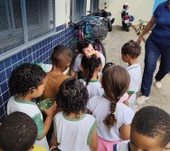 DIA DE PLANTAR RABANETES COM O CMEI REGIONAL SILVESTRE - PEQUENOS HORTICULTORES NO PROJETO COLORIR SUSTENTÁVEL